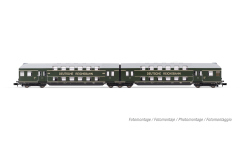 Arnold HN4470 - N - 2-tlg. Set Doppelstockwagen DB7, DR, Ep. III